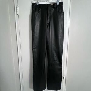 REM GARSON Black leather pants - Size 8